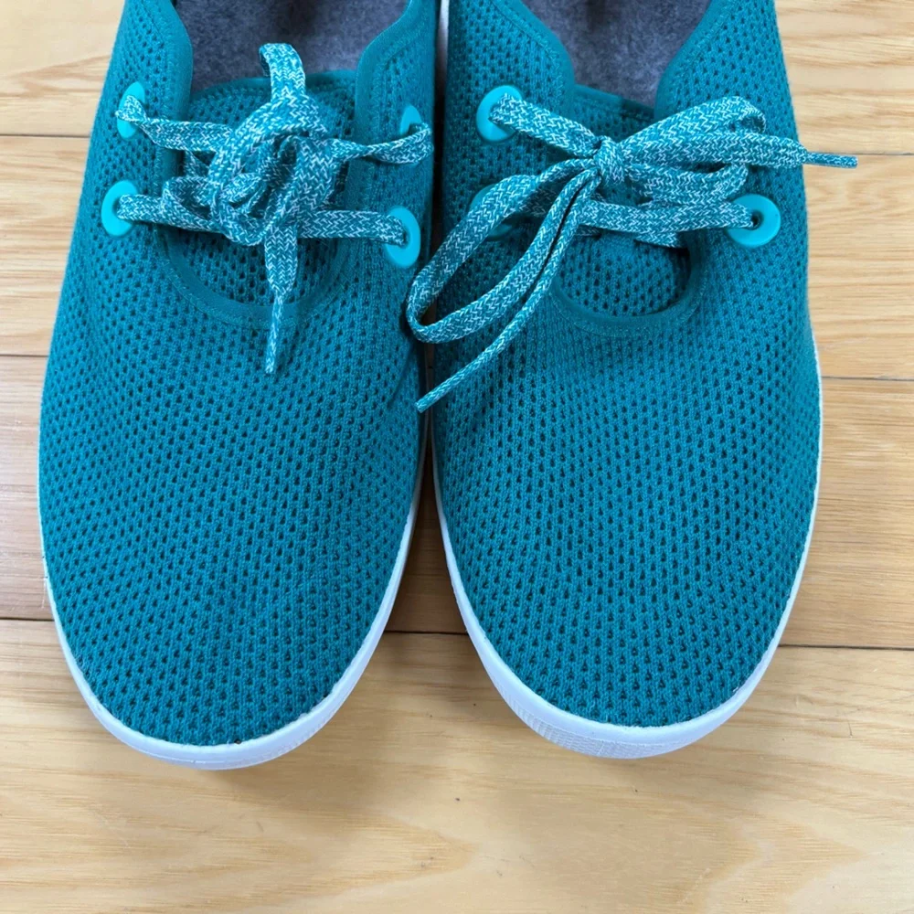 Allbirds Tree Skippers Mens Sz 14 Teal Boat Shoes Low Top Sneakers